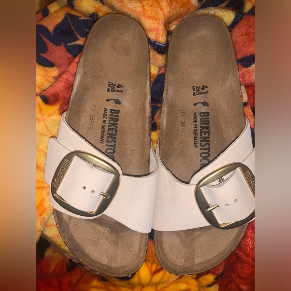 Madrid Big Buckle Slide Sandals